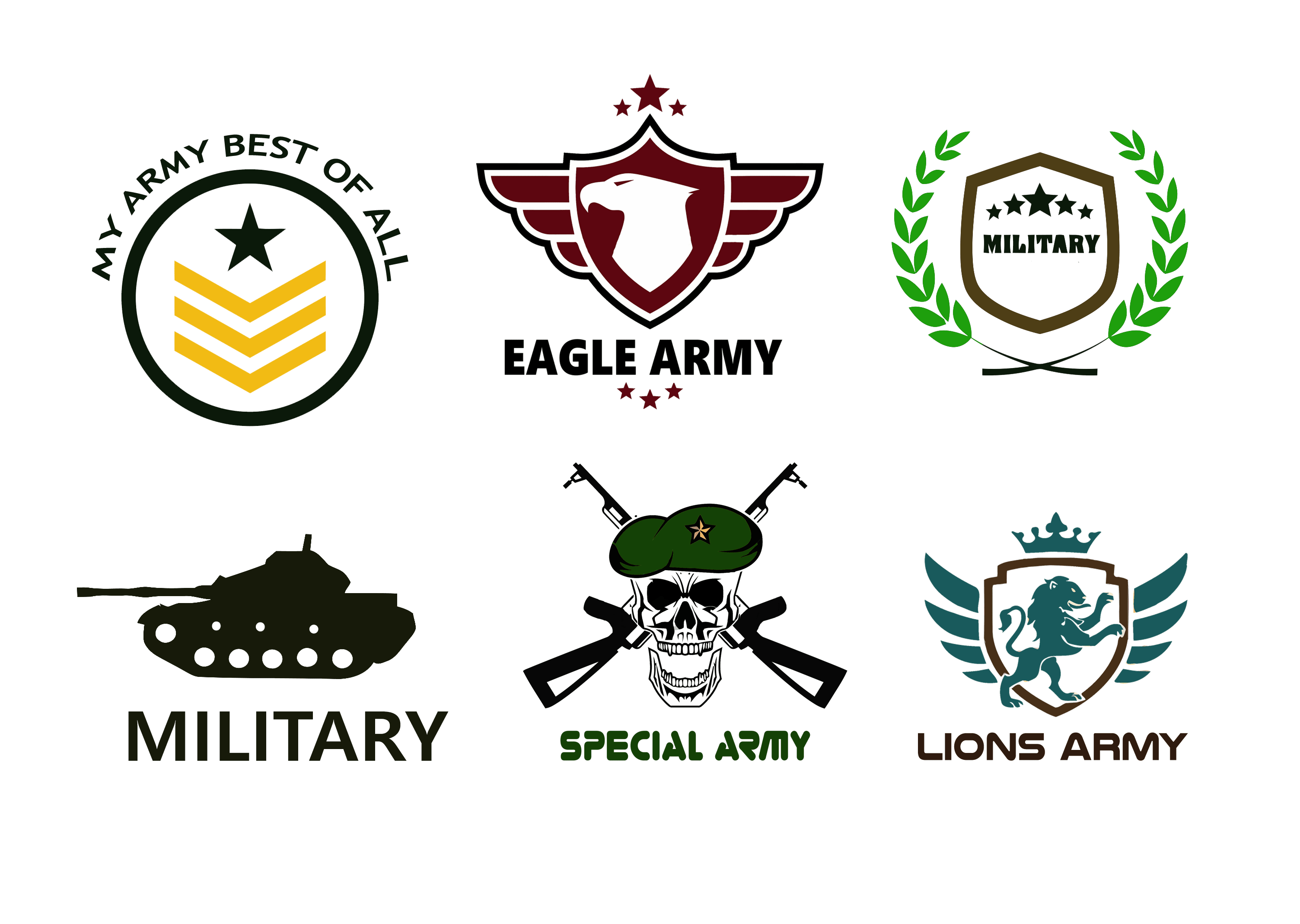 Detail Army Logo Design Nomer 4