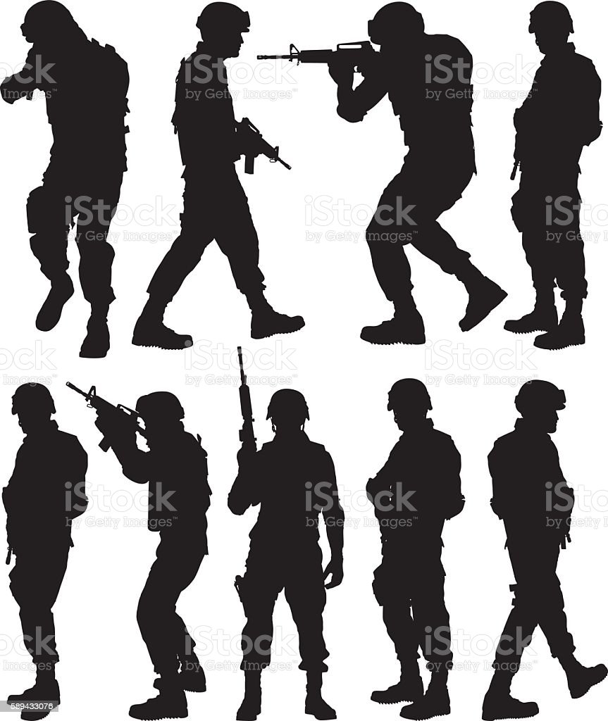 Detail Army Vector Png Nomer 26
