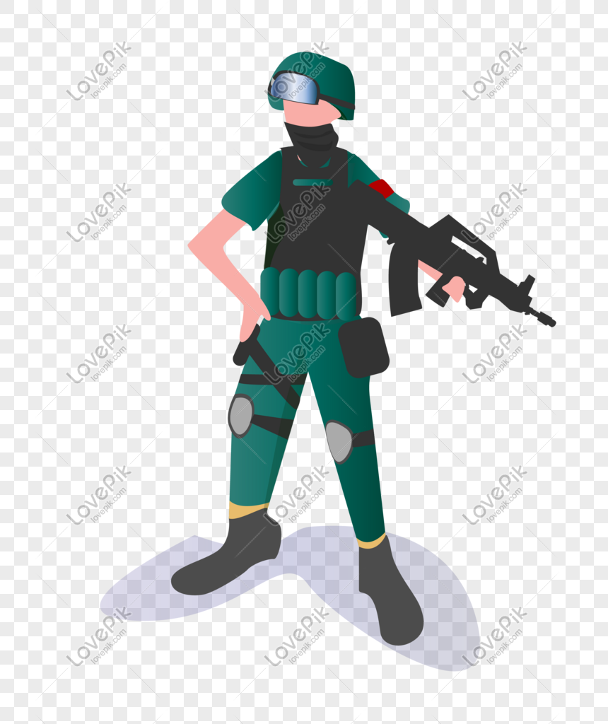 Detail Army Vector Png Nomer 28