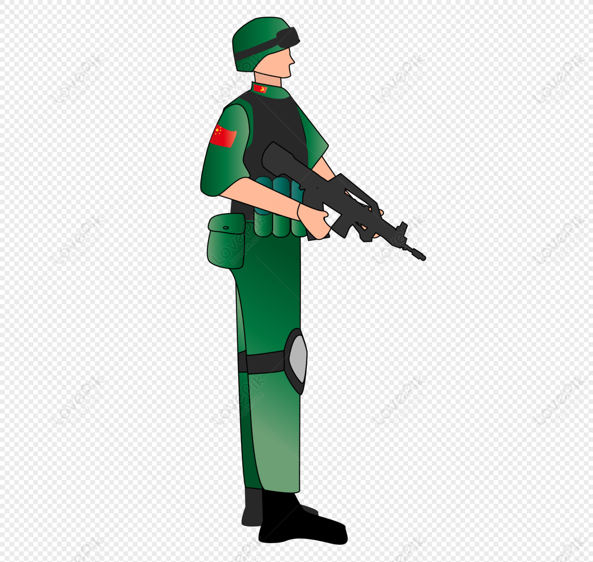 Detail Army Vector Png Nomer 31