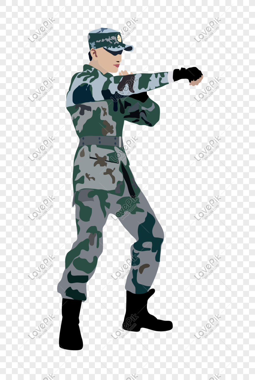 Detail Army Vector Png Nomer 37