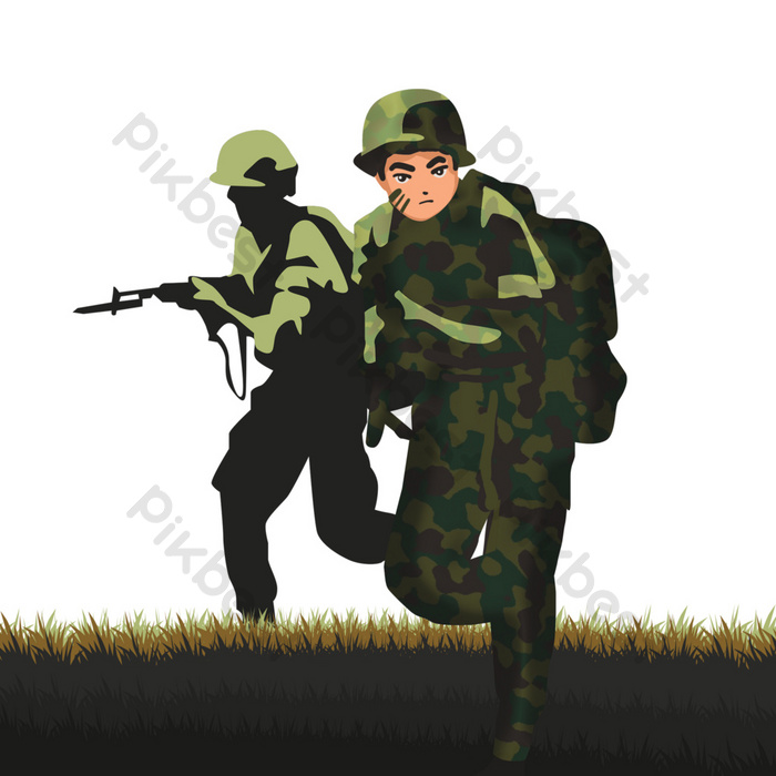 Detail Army Vector Png Nomer 39