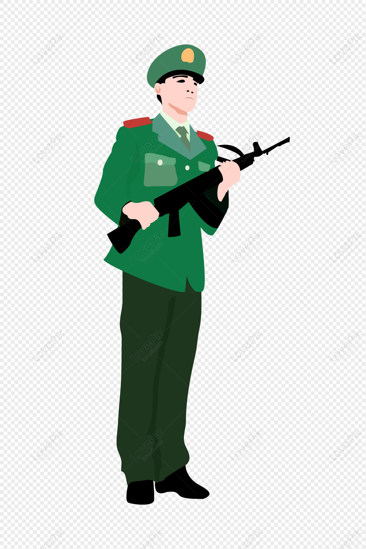 Detail Army Vector Png Nomer 42
