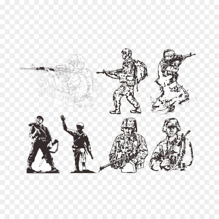 Detail Army Vector Png Nomer 45