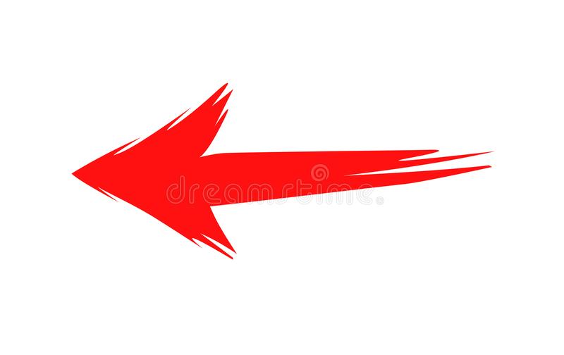 Detail Arrow Red Nomer 20