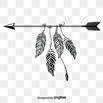 Detail Arrow With Feather Clipart Nomer 51