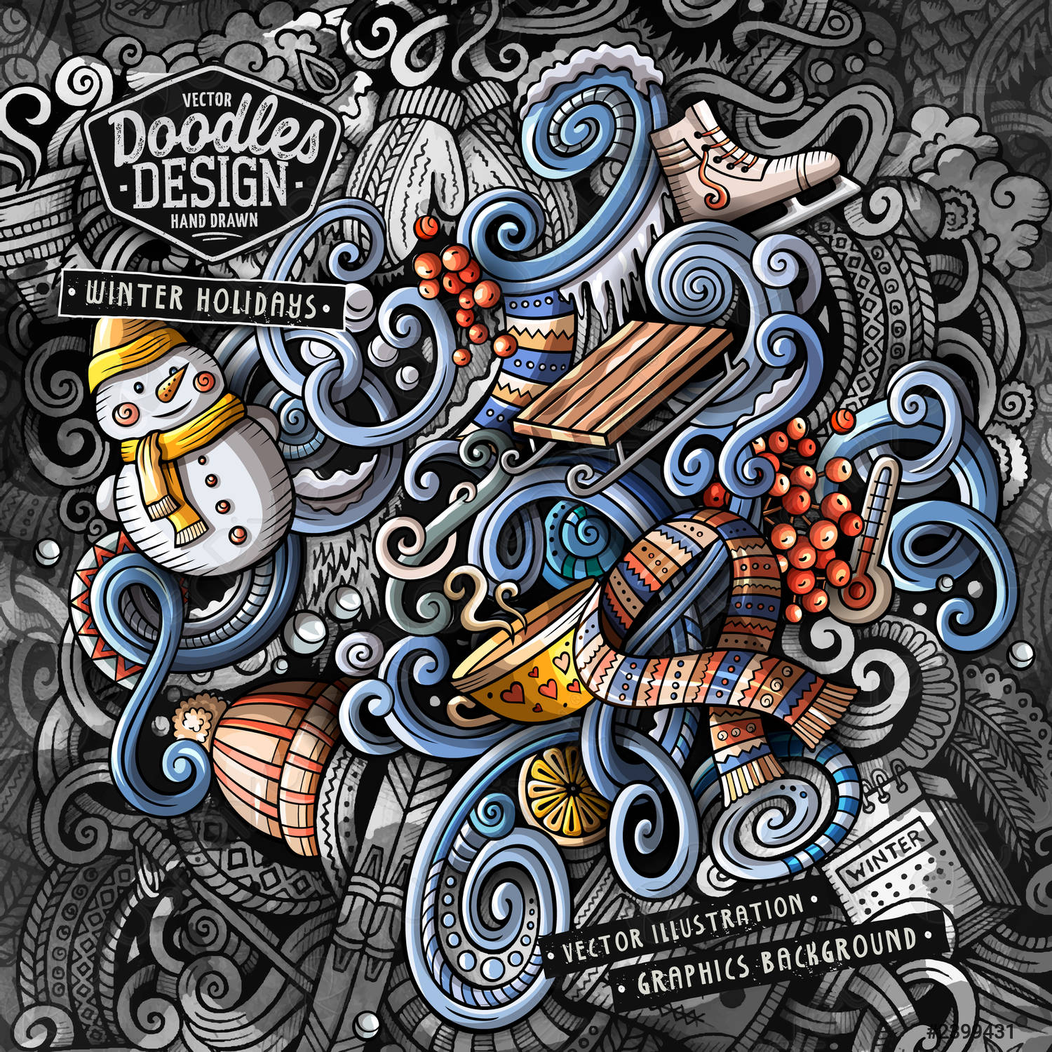 Detail Art Background Vector Nomer 52