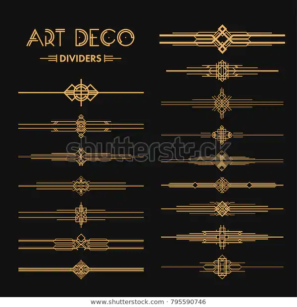 Detail Art Deco Header Nomer 16