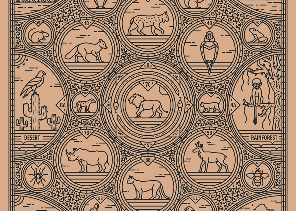 Detail Art Line Vector Nomer 41