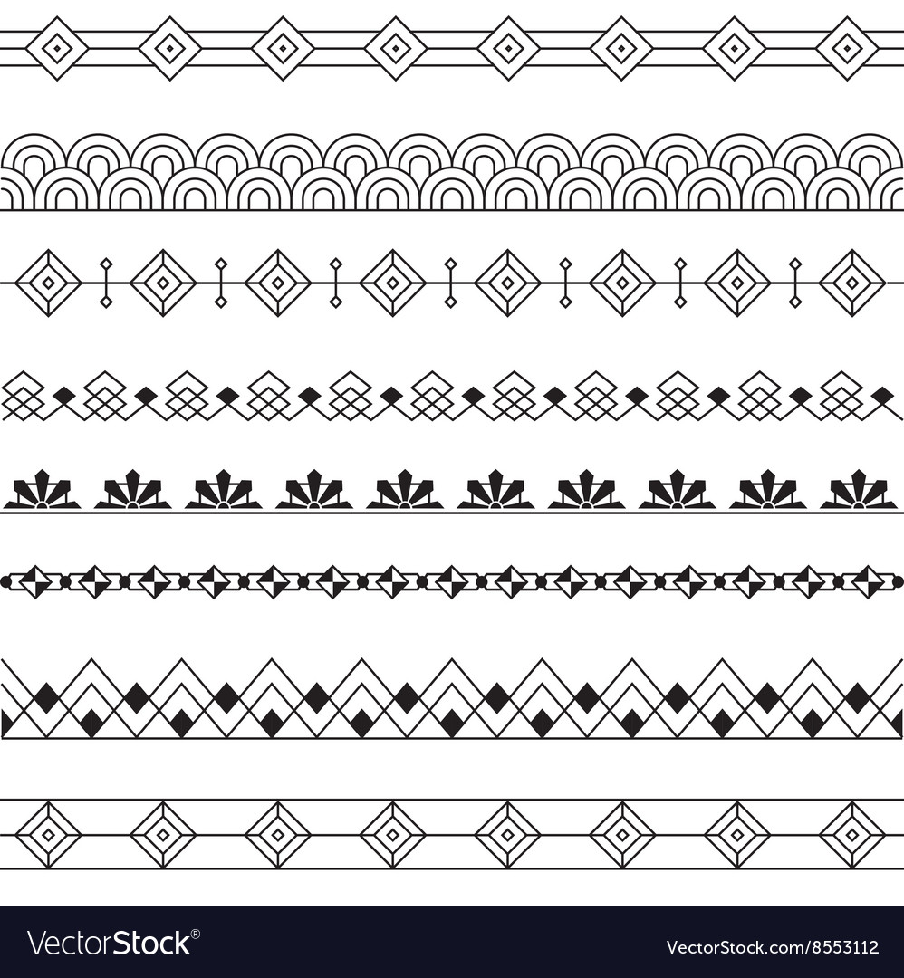 Detail Art Line Vector Nomer 42