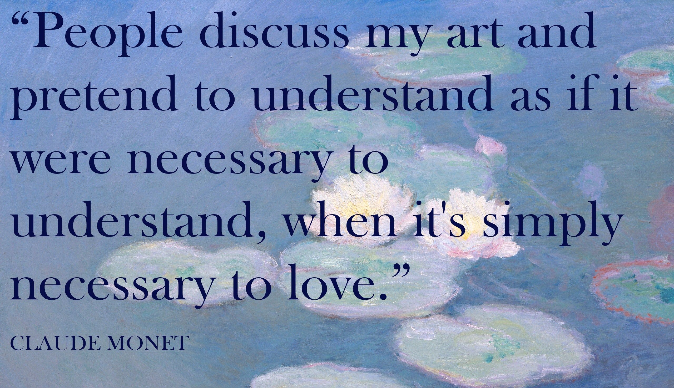 Art Quotes Monet - KibrisPDR