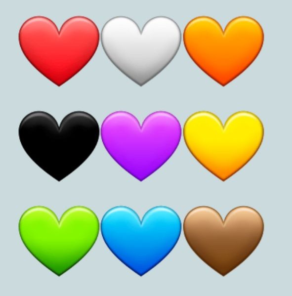Detail Arti Emoji Love Warna Putih Nomer 22