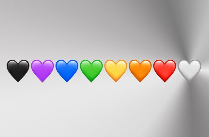 Detail Arti Emoji Love Warna Putih Nomer 9