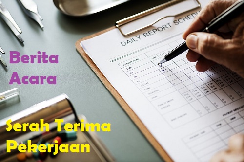 Detail Artikel Contoh Surat Serah Terima Pekerjaan Nomer 46