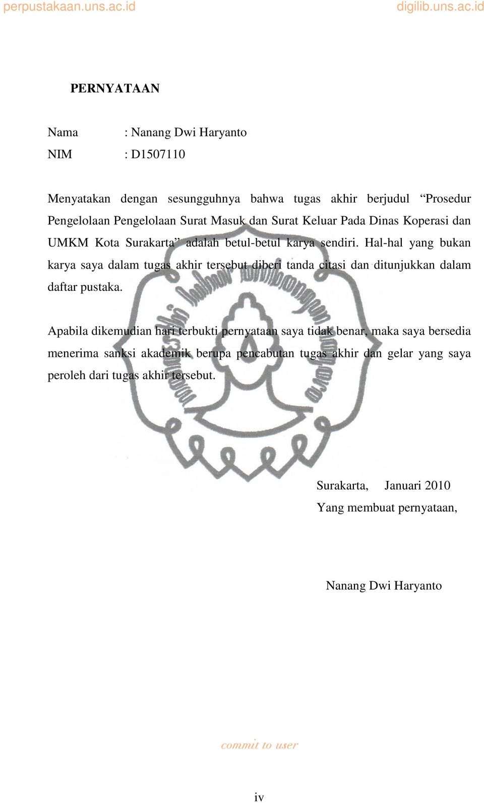 Detail Arus Prosedur Surat Masuk Nomer 8