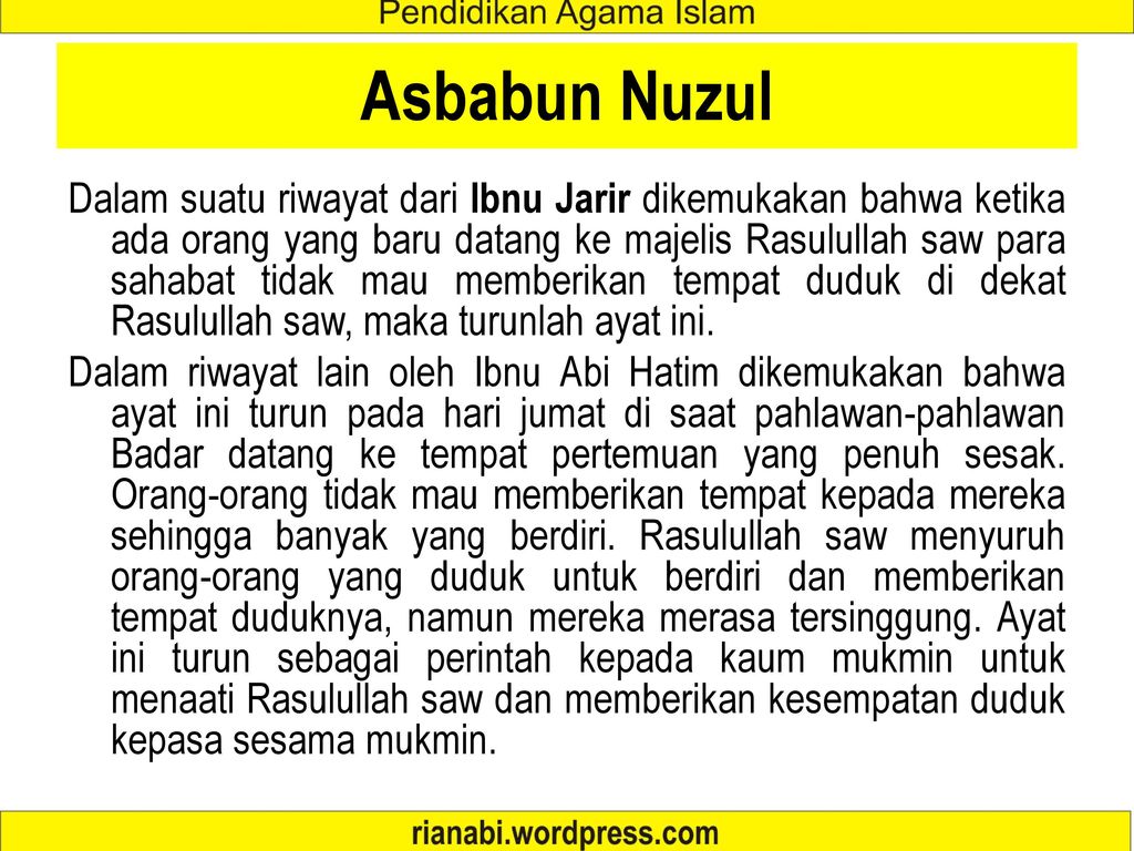 Detail Asbabun Nuzul Surat Al Insyirah Nomer 32