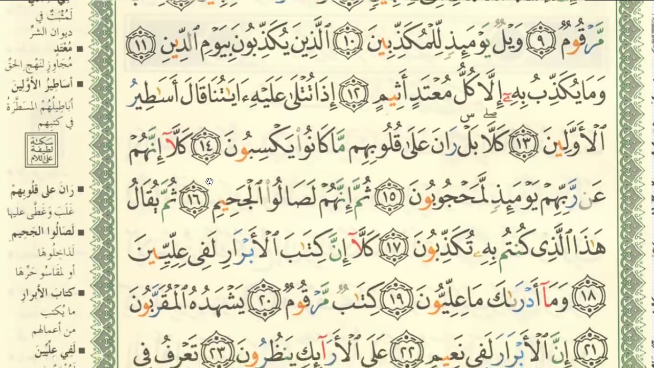 Detail Asbabun Nuzul Surat Al Muthaffifin Nomer 13