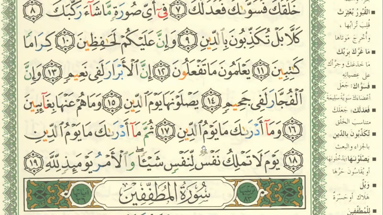 Detail Asbabun Nuzul Surat Al Muthaffifin Nomer 51