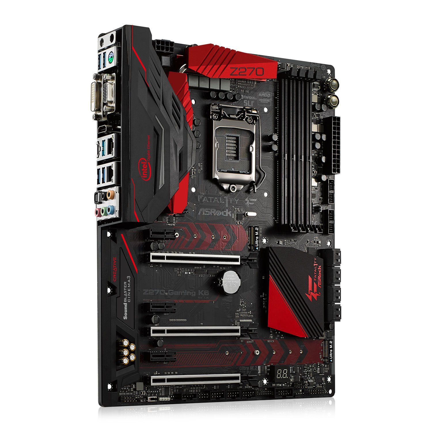 Detail Asrock Fatal1ty Z270 Gaming K6 Lga1151 Z270 Ddr4 Nomer 5