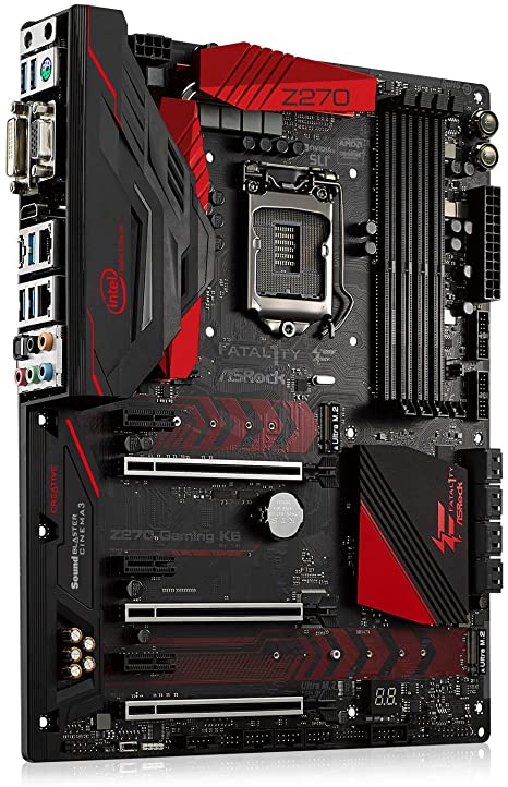 Detail Asrock Fatal1ty Z270 Gaming K6 Lga1151 Z270 Ddr4 Nomer 7