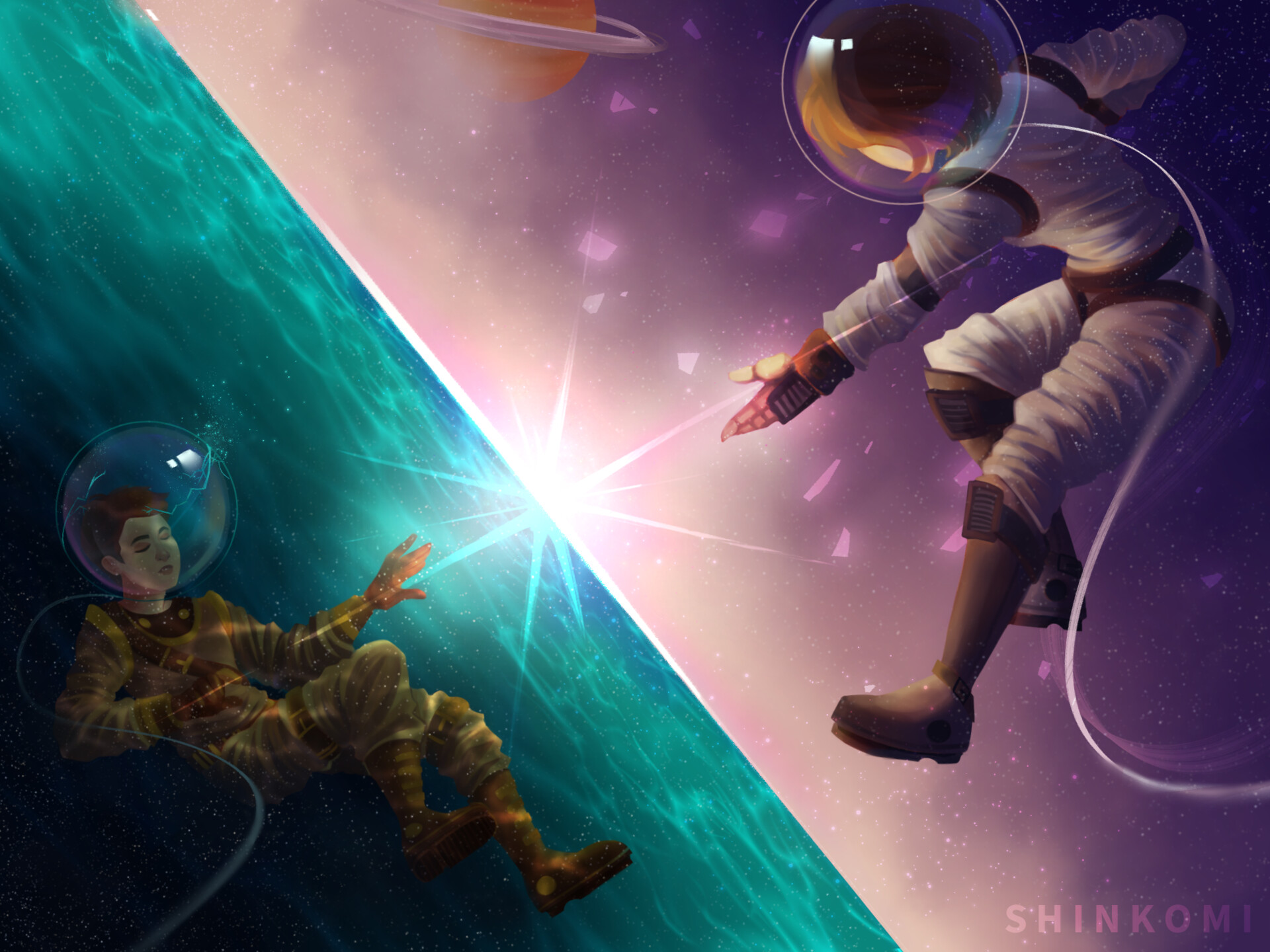 Detail Astronaut And Diver Wallpaper Nomer 6