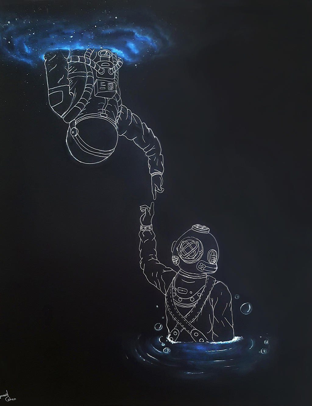 Detail Astronaut And Diver Wallpaper Nomer 8