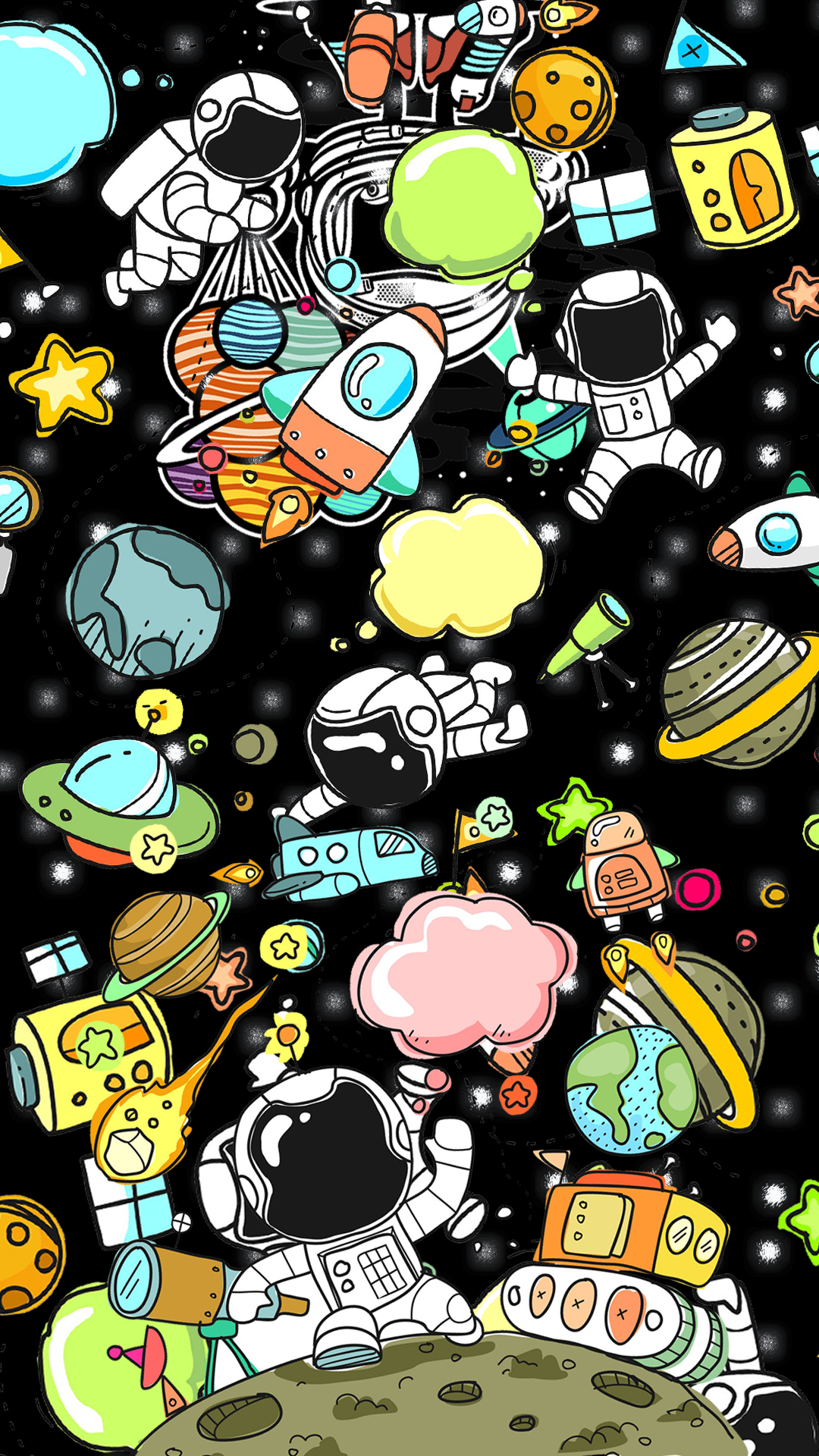 Detail Astronaut Cartoon Wallpaper Nomer 15