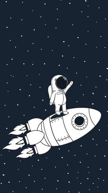 Download Astronaut Cartoon Wallpaper Nomer 41