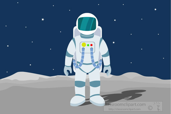 Detail Astronaut On Moon Clipart Nomer 2