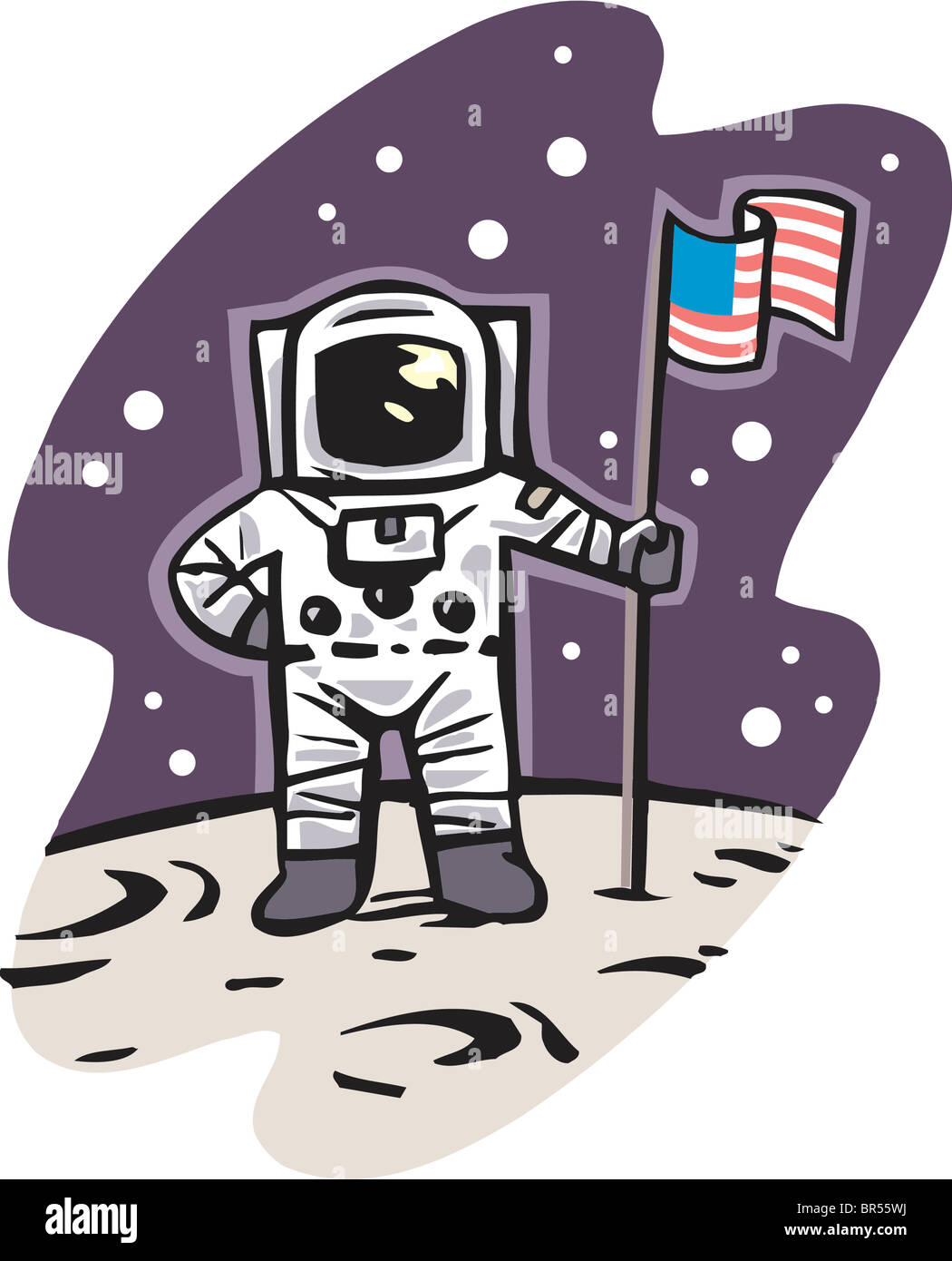 Detail Astronaut On Moon Clipart Nomer 16