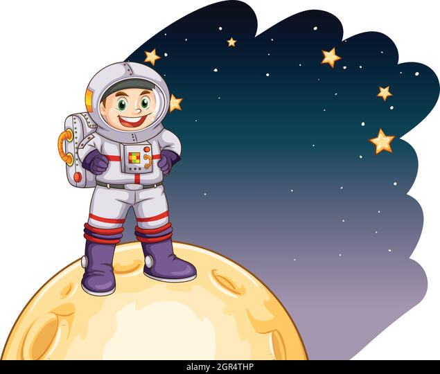 Detail Astronaut On Moon Clipart Nomer 46