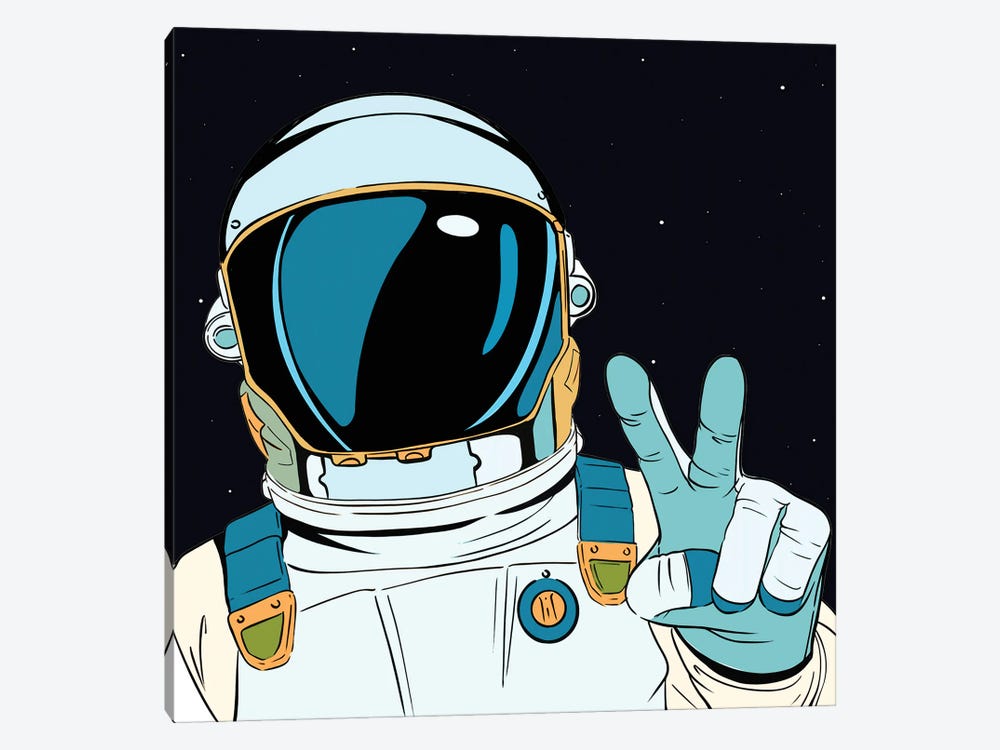 Detail Astronaut Pop Art Nomer 3