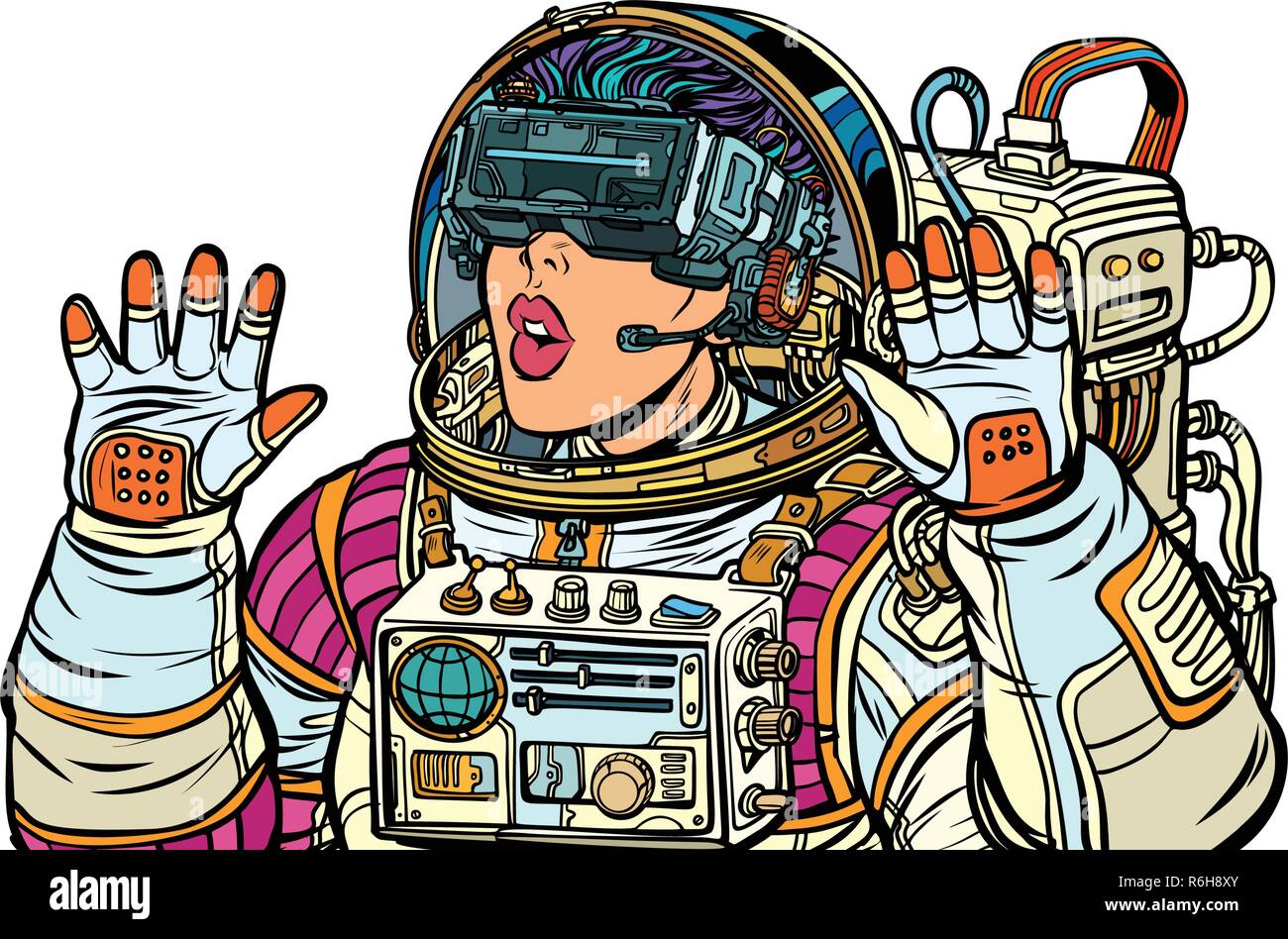 Detail Astronaut Pop Art Nomer 35