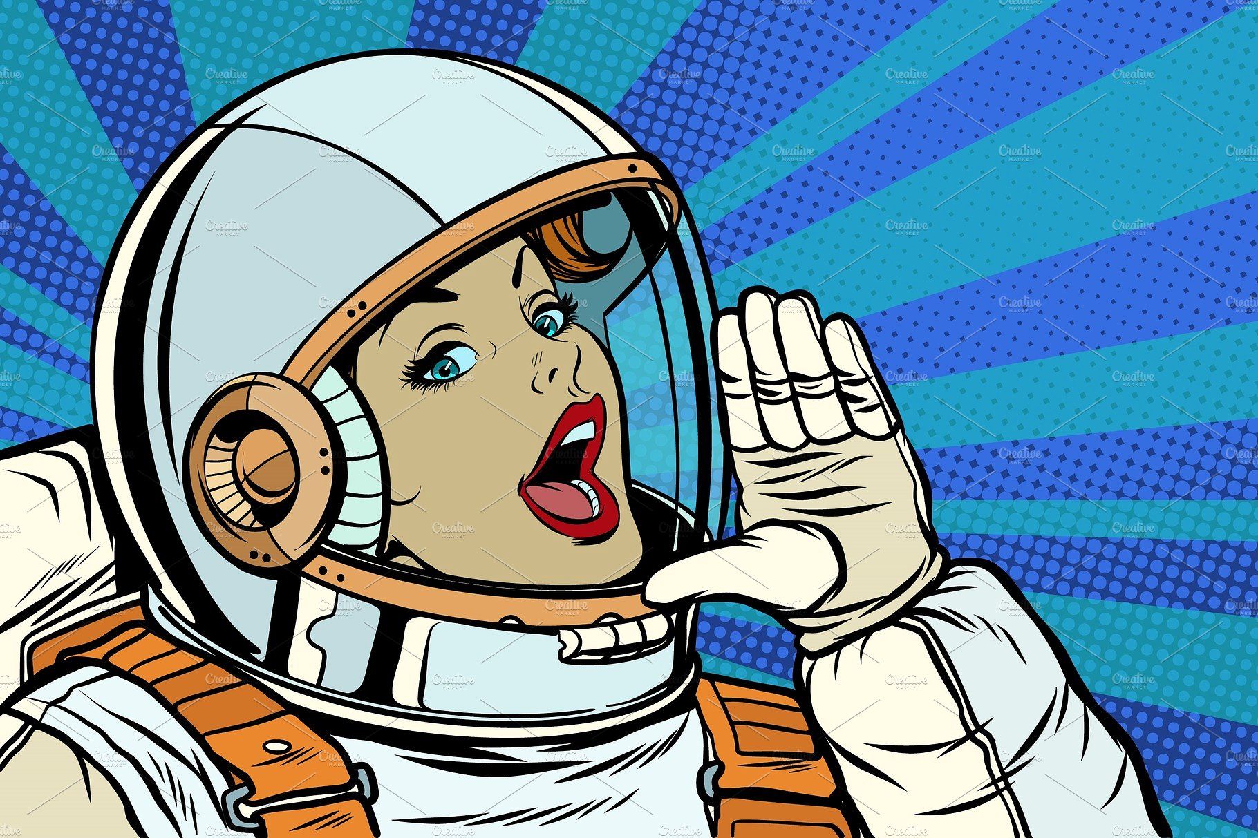 Download Astronaut Pop Art Nomer 43