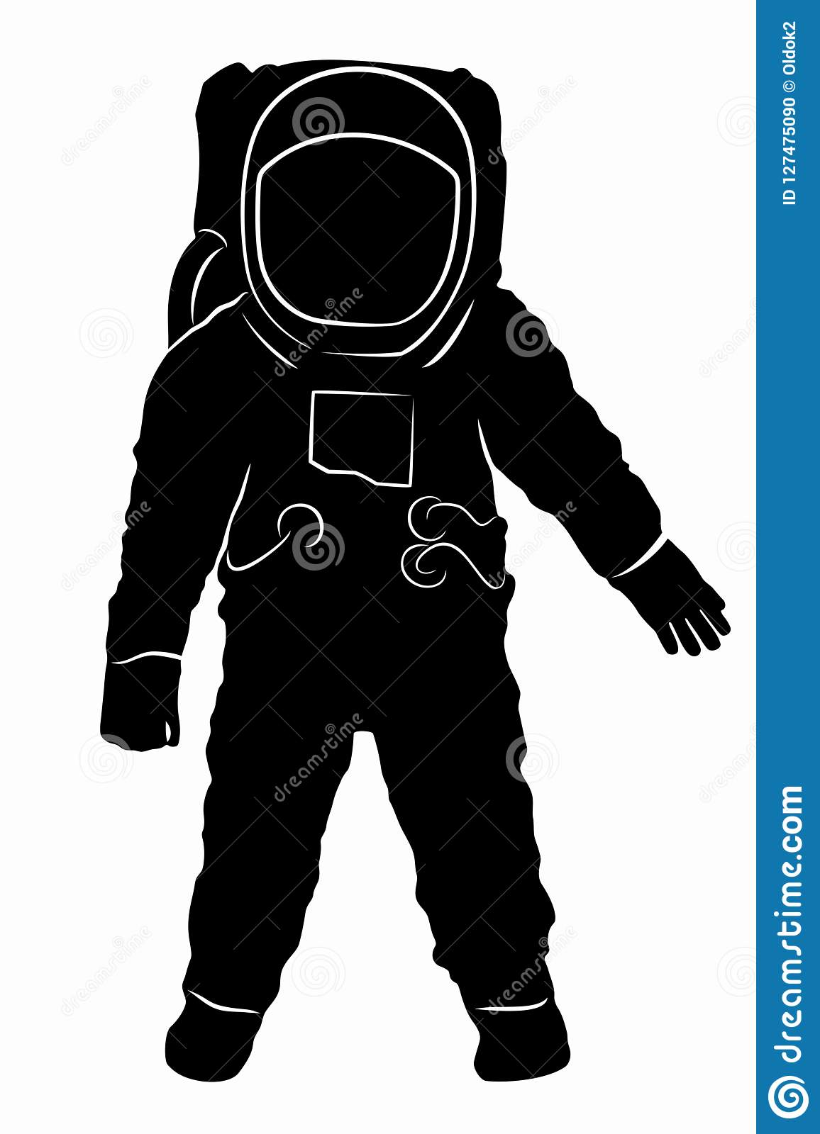 Detail Astronaut Silhouette Vector Nomer 11