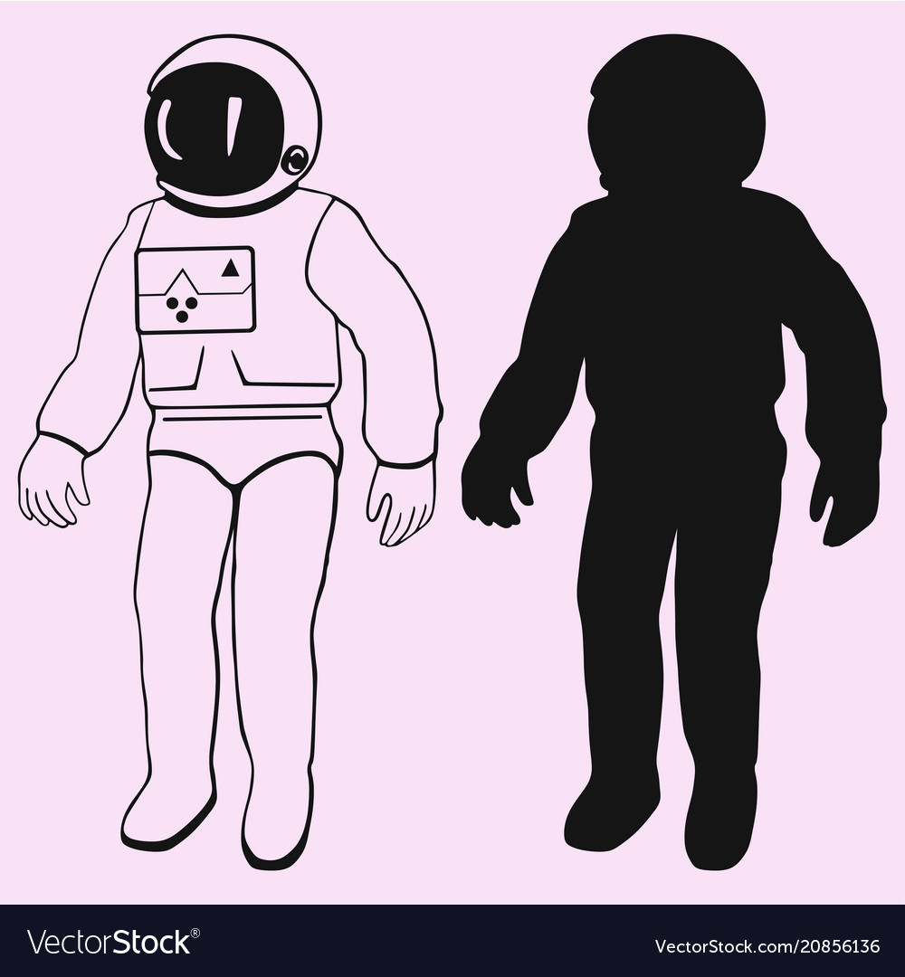 Detail Astronaut Silhouette Vector Nomer 33