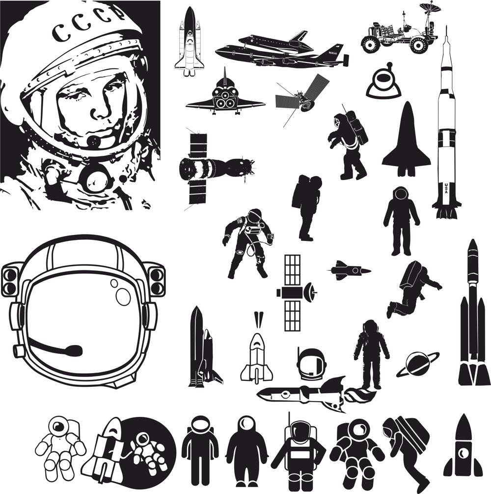 Detail Astronaut Silhouette Vector Nomer 41