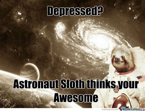 Detail Astronaut Sloth Meme Nomer 23