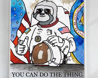 Detail Astronaut Sloth Meme Nomer 55