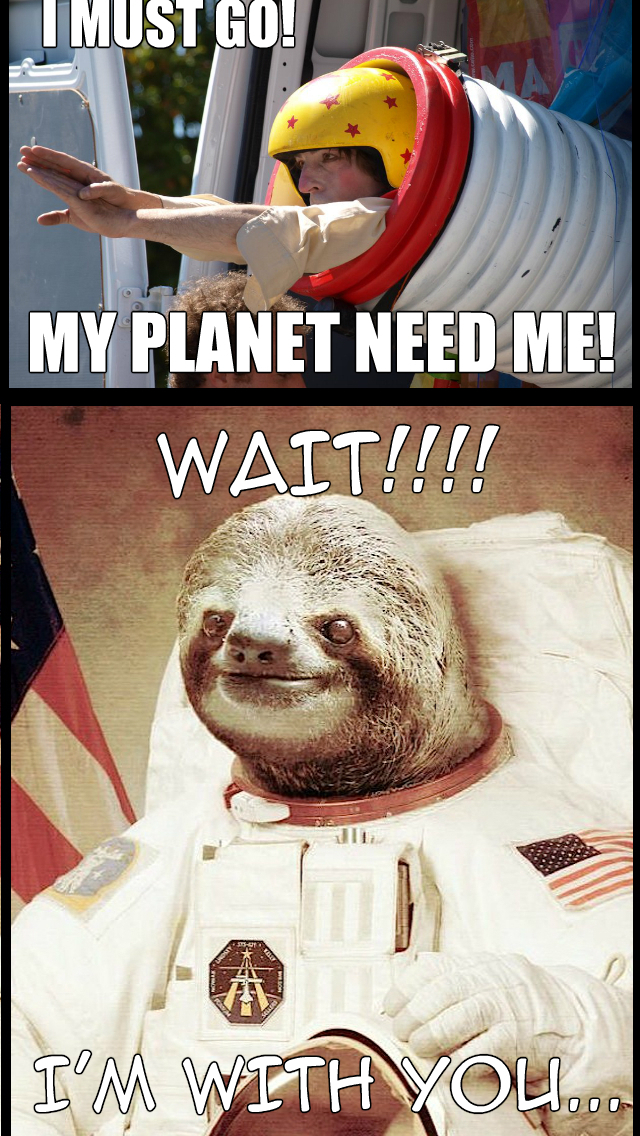 Detail Astronaut Sloth Meme Nomer 8