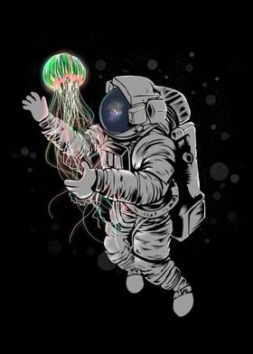 Detail Astronaut With Jellyfish Wallpaper Nomer 29