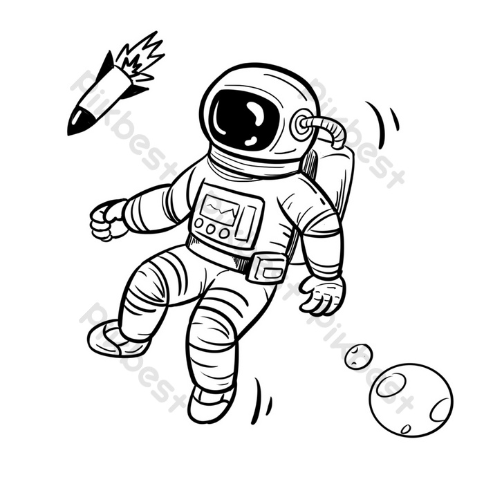 Detail Astronot Vector Png Nomer 19