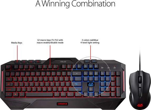 Detail Asus Keyboard Cerberus Mouse Nomer 46