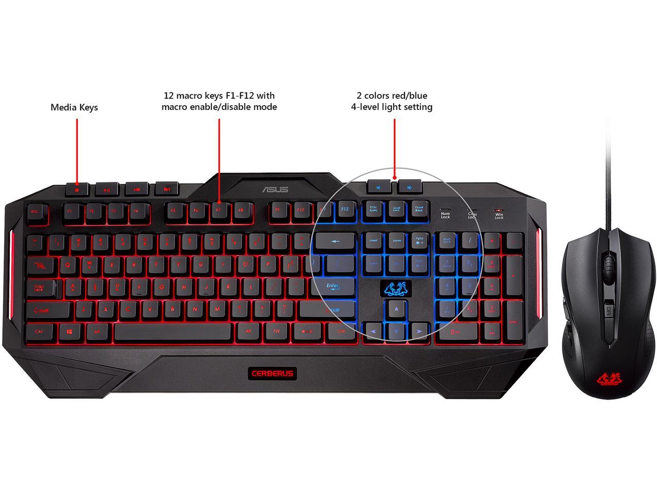 Detail Asus Keyboard Cerberus Mouse Nomer 8