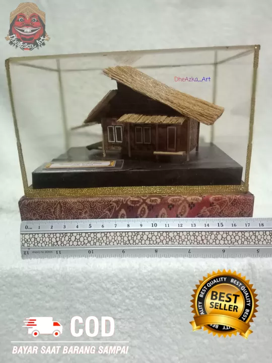 Detail Atap Luar Miniatur Rumah Dibuat Dari Nomer 14