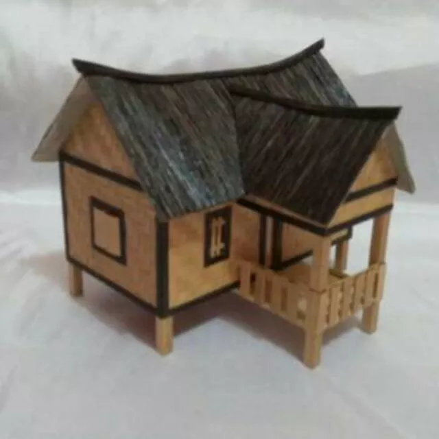 Detail Atap Luar Miniatur Rumah Dibuat Dari Nomer 15