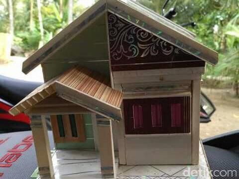 Detail Atap Luar Miniatur Rumah Dibuat Dari Nomer 29