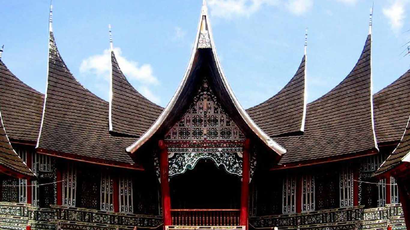 Detail Atap Rumah Gadang Berbentuk Nomer 36