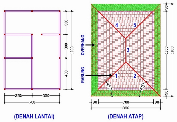 Detail Atap Rumah Limas Tampak Atas Nomer 6