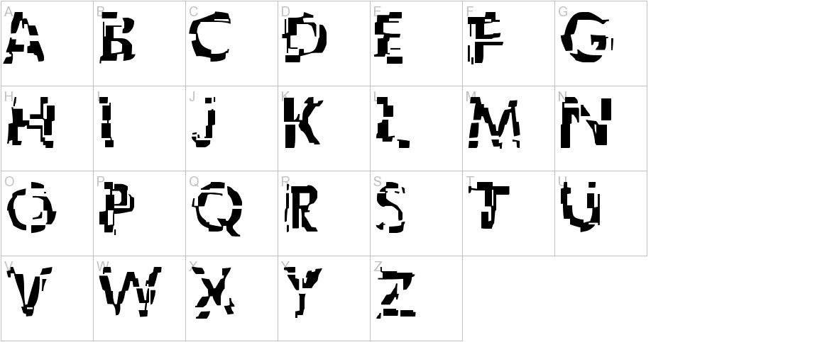 Devastated Font - KibrisPDR